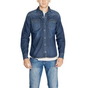 Gas Blue Denim Men's Shirt